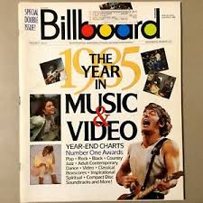 Details About 1985 Billboard Magazine Big Year End Issue Springsteen Prince Madonna Alabama