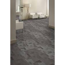 mohawk basics 24 inch x 24 inch carpet tile sle with envirostrand pet fiber in stone walk 1 piece