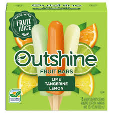 outshine fruit ice bars lime tangerine