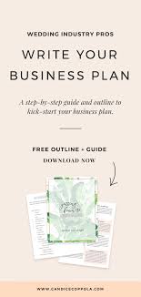 046 Business Plan Guide Wedding Planner Template Day Example