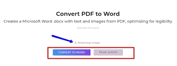 · you should see a sizing border appear around the image. Convert Pdf To Word For Free Using Deftpdf