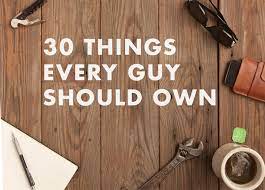 the essential things every man should