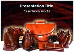 Free Leather Products Ppt Powerpoint Templates