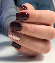 Most of the people feel perplexed about the right identity of solar nails and acrylic nails. Short Coffin Burgundy Acrylic Nails Nail And Manicure Trends