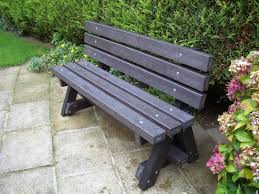 Recycled Plastic Garden Bench With