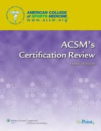 acsm s certification review by american