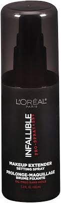 l oréal paris loreal infallible pro spray set setting spray makeup extender 3 4 fl oz
