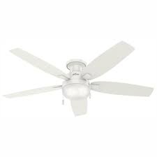 Set up fan remote about the home depot: Hunter Duncan 52 In Led Indoor Fresh White Flush Mount Ceiling Fan With Light 59186 The Home Depot