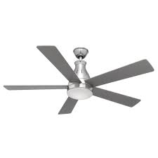 Hampton Bay Cobram Nickel Ceiling Fan