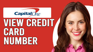 capital one app see credit card number