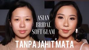 asian soft glam bridal makeup tanpa