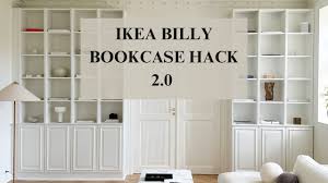 billy bookcase ikea hack 2 0