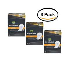 Pack Of 3 Depend For Men Shields Light Absorbency 58 Count