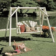 Rustic Natural Cedar 4ft Garden Swing