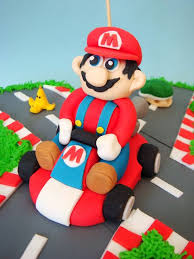 Mario kart themed birthday cake cakecentral. Mario Kart Birthday Cake Mario Cake Mario Kart Cake Unusual Birthday Cakes