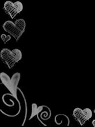 black design abstract love wallpaper