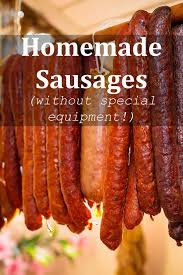homemade sausages without special