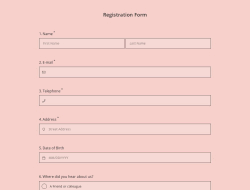 sign up form templates forms app