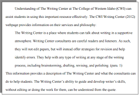 How Do I Format A Block Quote With Apa Formatting Cwi