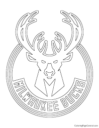 This page is about the meaning, origin and characteristic of the symbol, emblem, seal, sign, logo or flag: Nba Milwaukee Bucks Logo Coloring Page Coloring Page Central