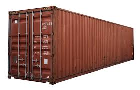 shipping containers at conex depot