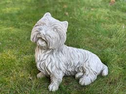 West Highland Terrier Statue Engraved