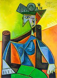 Pablo Picasso Spanish Cubist Oil Canvas Portrait - Oct 10, 2019 | 888 Auctions in Canada | Pablo picasso paintings, Hand painting art, Cubist portraits