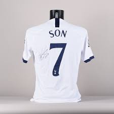 Nike 2017/18 tottenham home jersey nike tottenham home jersey the spurs have as much potential as anyone in the world. A Signed Son Heung Min S Tottenham Hotspur Jersey Uefa Foundation For Children