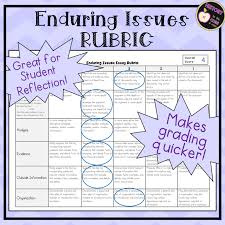 Enduring Issues Essay Rubric Aligned With New York State