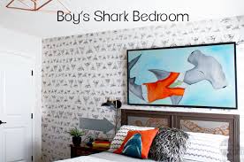 shark boys bedroom project paint