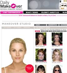 dailymakeover virtual makeover site