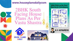2bhk South Facing House Plans As Per