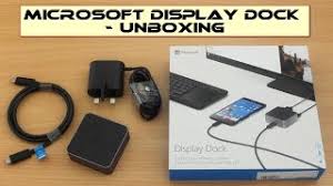 microsoft display dock hd 500 unboxing