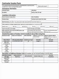 General Contractor Invoice Template Samples Free Receipt Spreadsheet