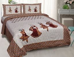 sanganeri mart cotton bed sheet for