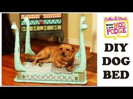 Diy Mod Podge Furniture Flip Dog Bed