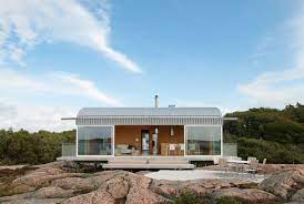 Corrugated Metal Beach Houses With Wood