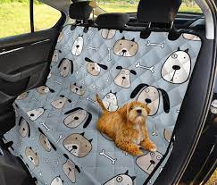 Buy Funny Dogs And Bones Pet Backseat