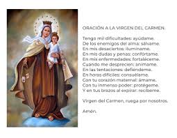 VC Valores Católicos on Twitter: "Oración a la Virgen del Carmen. "Tengo mil dificultades: ayúdame. De los enemigos del alma: sálvame. En mis desaciertos: ilumíname. En mis dudas y penas: confórtame. En