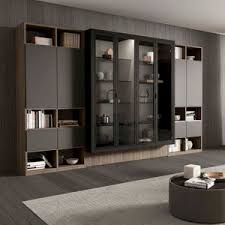 contemporary living room wall unit