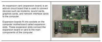 Expansion cards allow the capacities and interfaces of a computer system to be adj. It 205 Expansion Cards Flashcards Quizlet