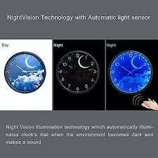Silent Battery Operated Led Wall Clocks