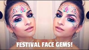 face gem festival makeup tutorial