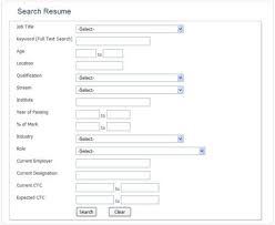 Resume Database