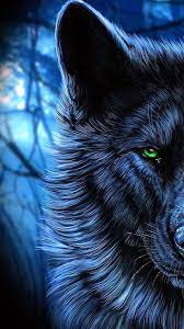 evil wolf eyes hd phone wallpaper