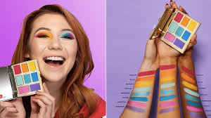 rain bow eye makeup set for pride month