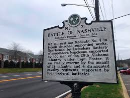 historical markers the battle of