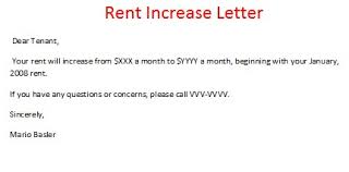 Friendly Rent Increase Letter Shared By Alan Scalsys