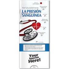 Pocket Slider Blood Pressure Healthy Living Spanish