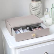 stackers make up drawer taupe